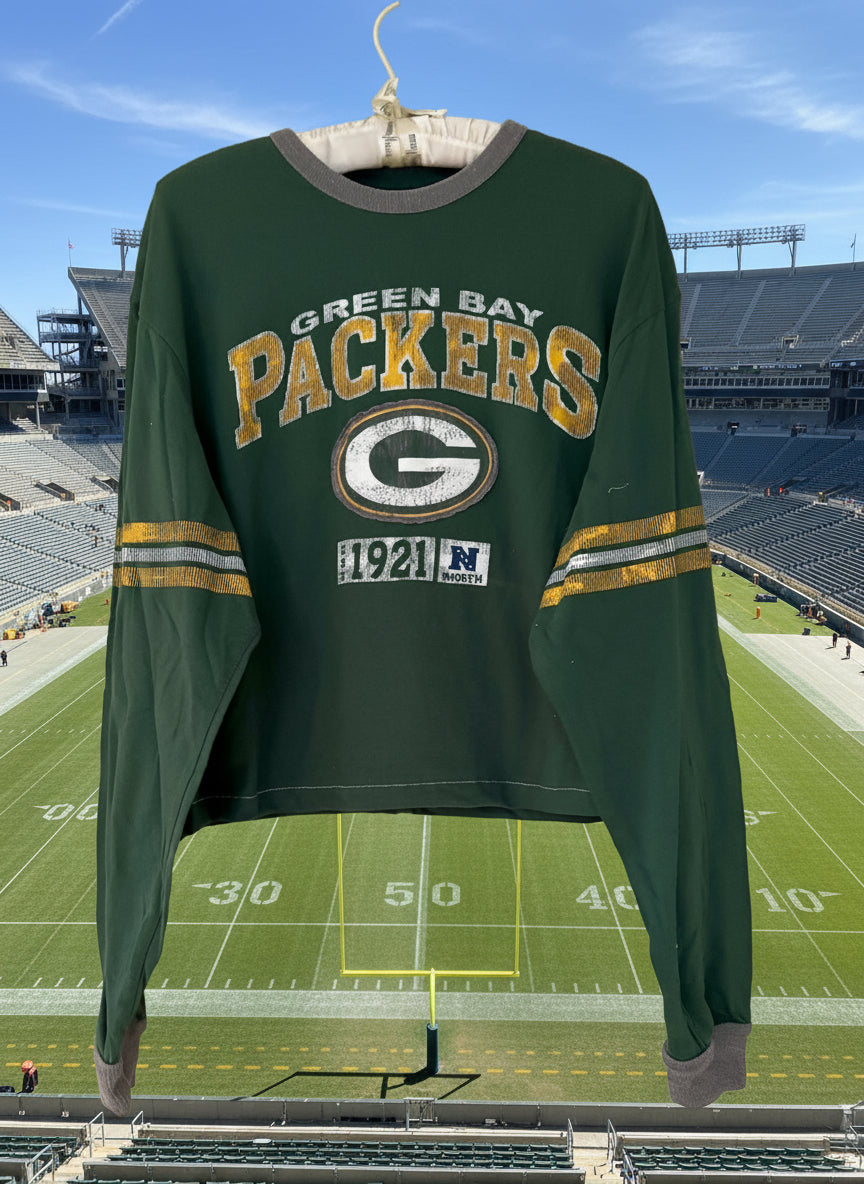 Vintage Green Bay Packers Throwback Jersey Tee