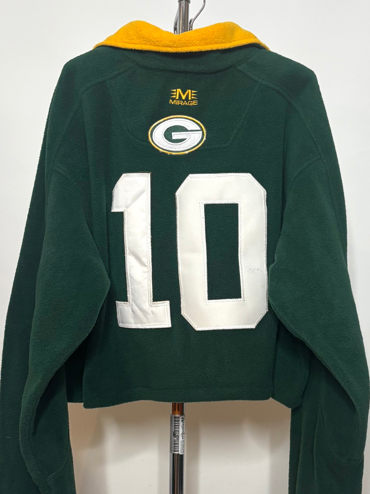 Vintage Packers 1/4 Zip Cropped Fleece Pullover #10
