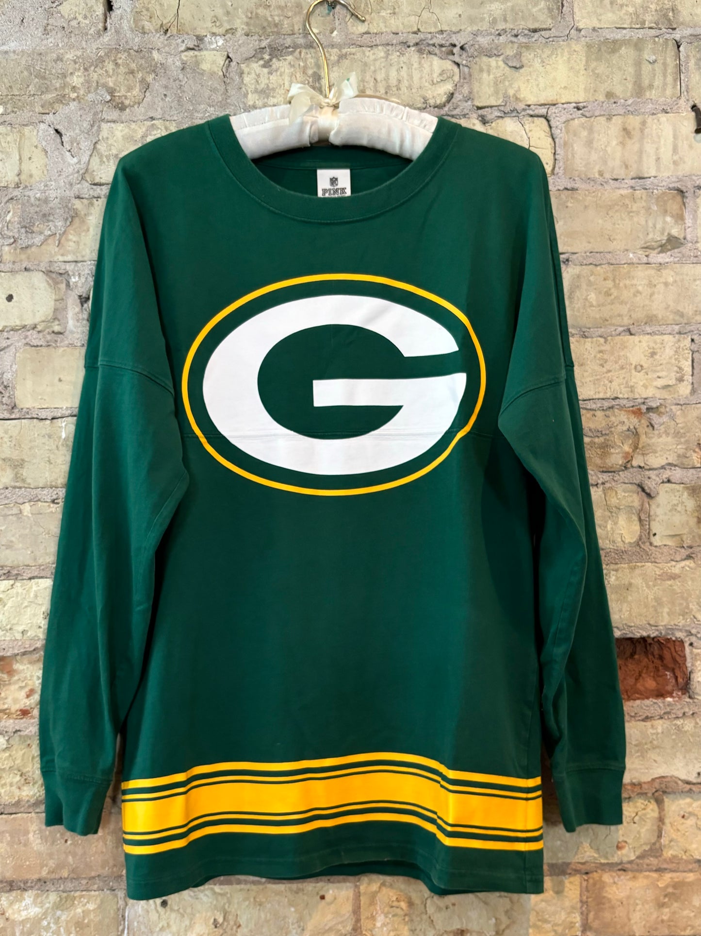 Retro VS PINK Green Bay PACKERS Tunic Mini Pullover Jersey