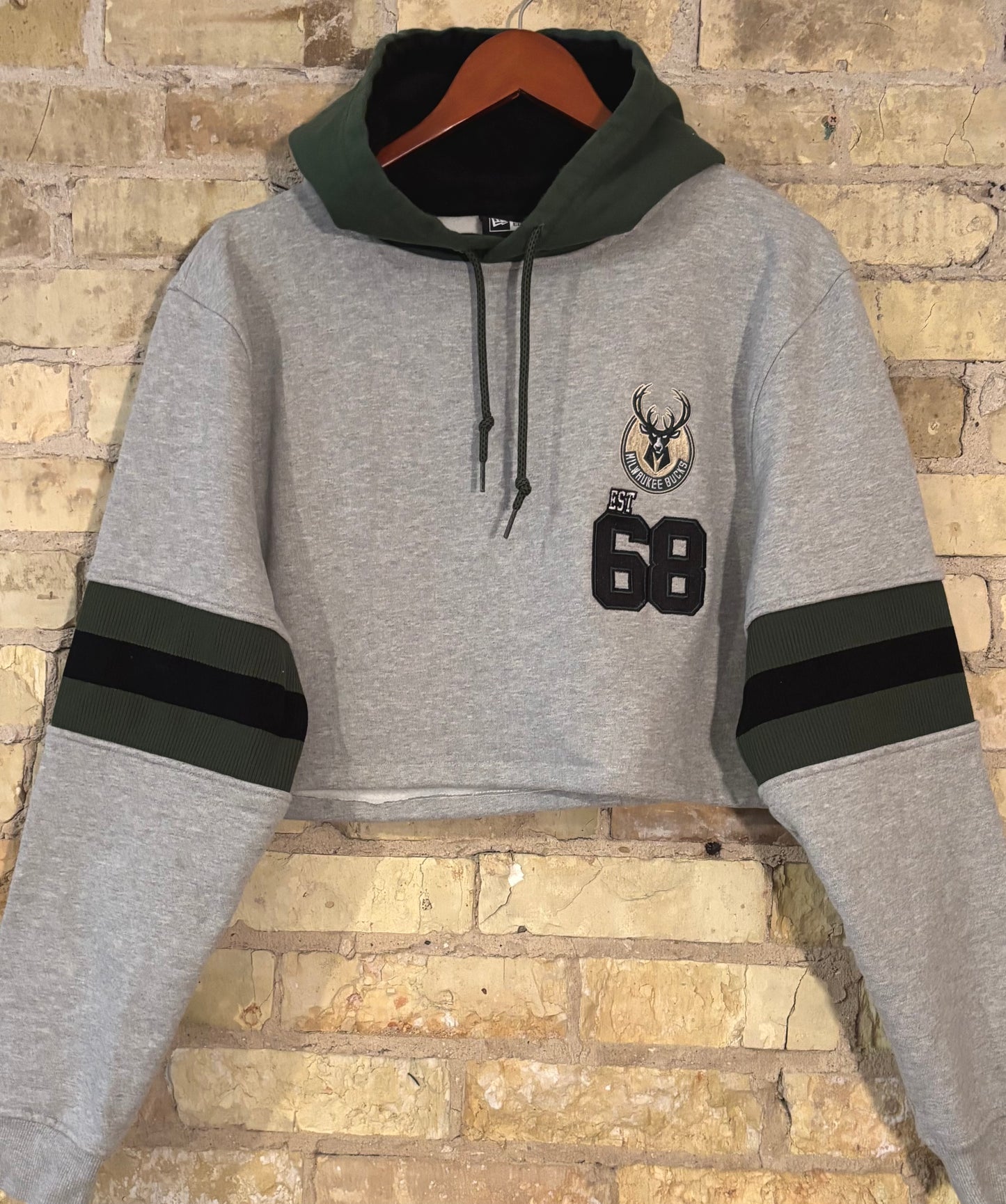 Milwaukee Bucks double sided Patchwork hoodie