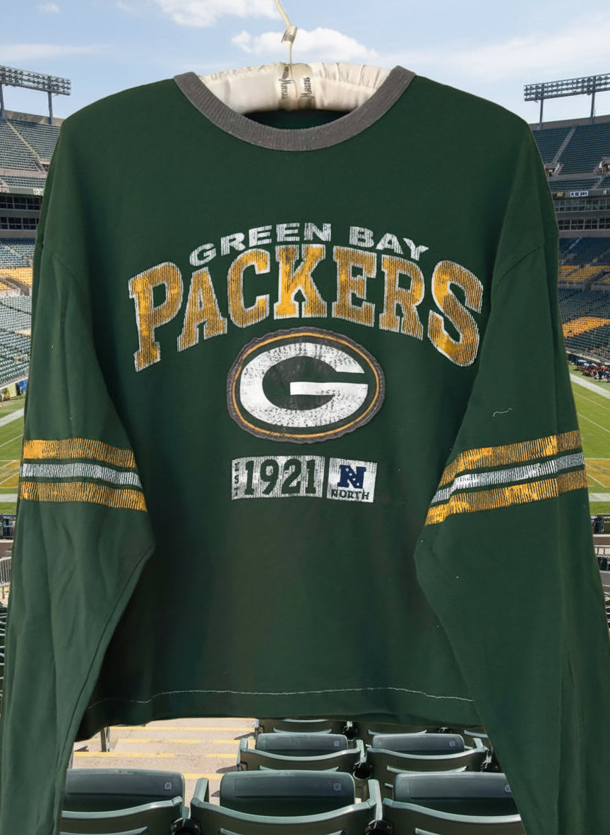 Vintage Green Bay Packers Throwback Jersey Tee
