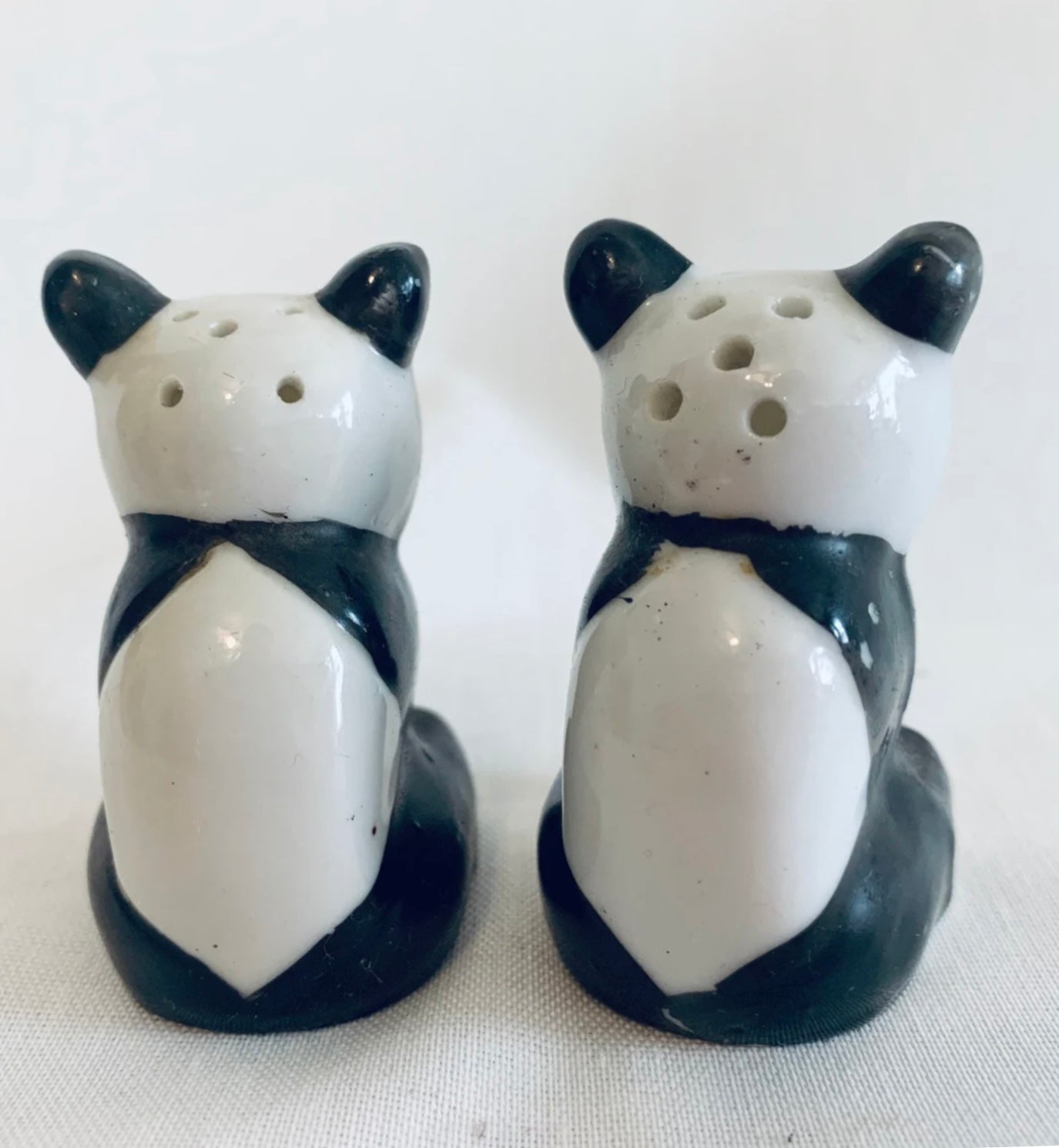 Vintage Japanese Panda Bear Salt & Pepper Shaker set