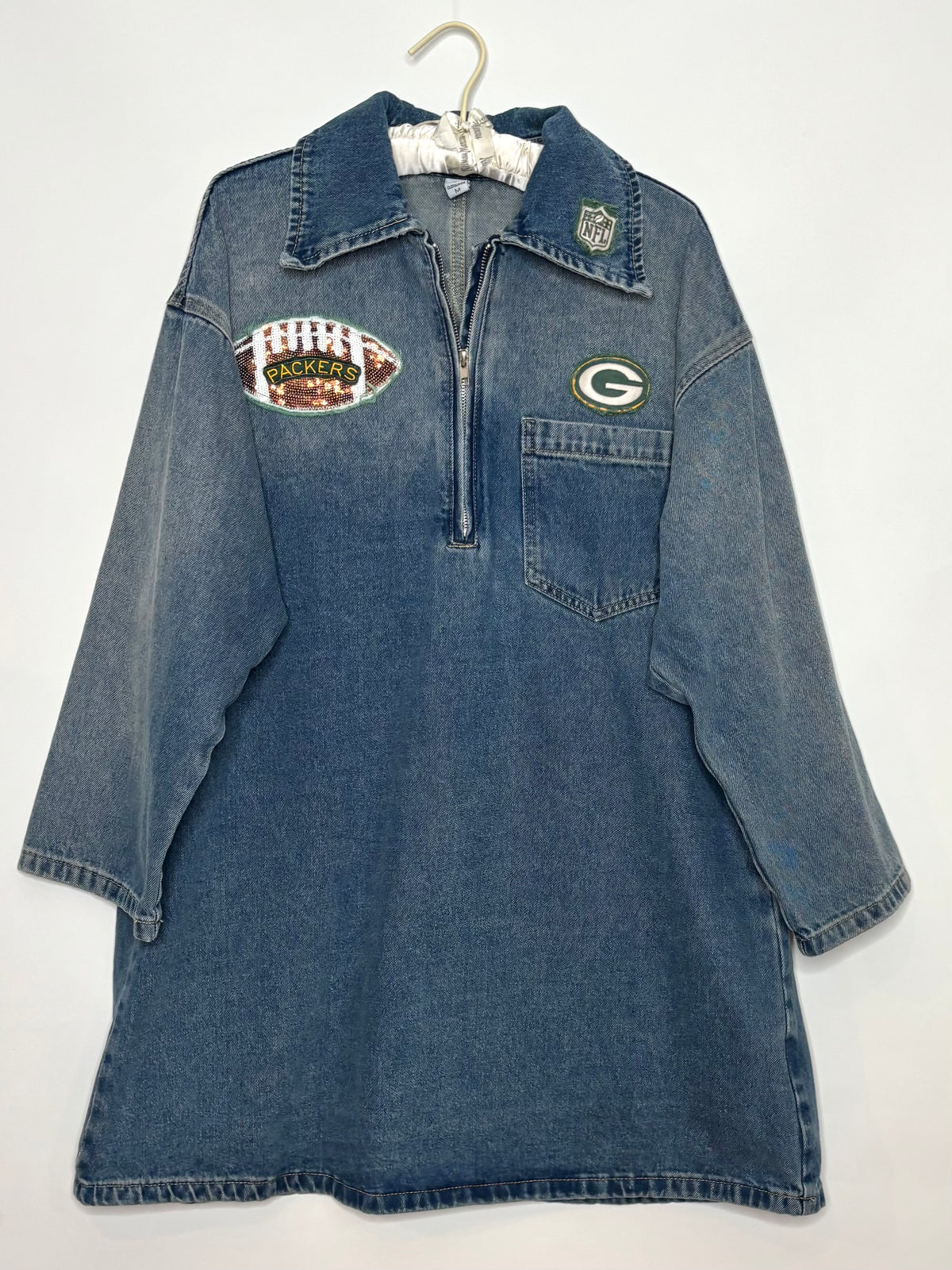 Retro oversized Denim Dress
