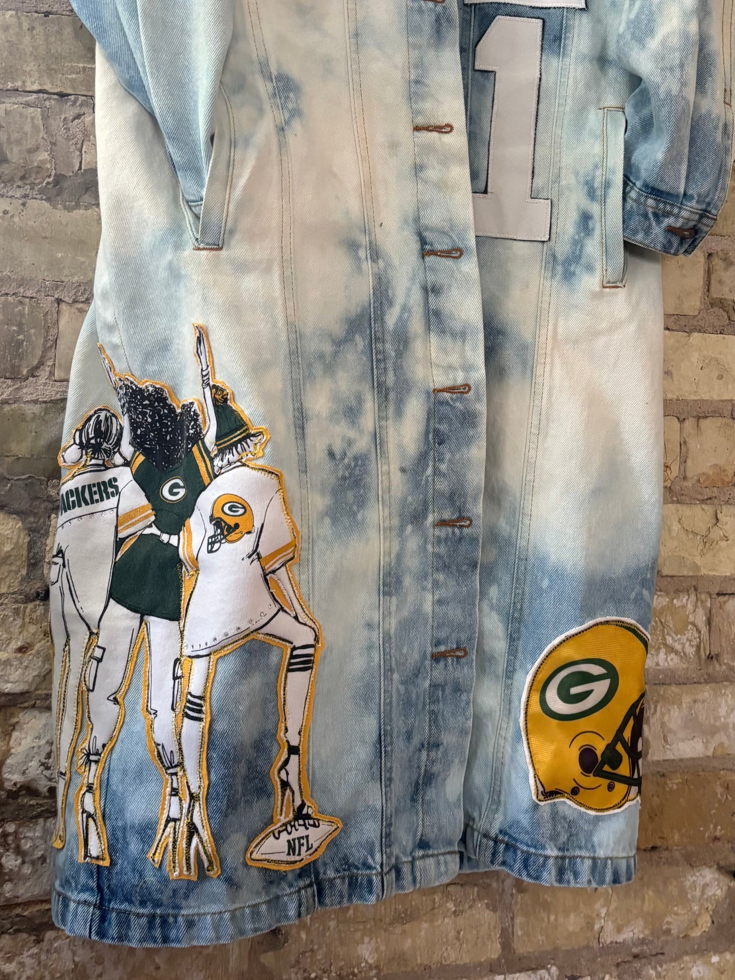 Retro 90’s Oversized Game Day Duster