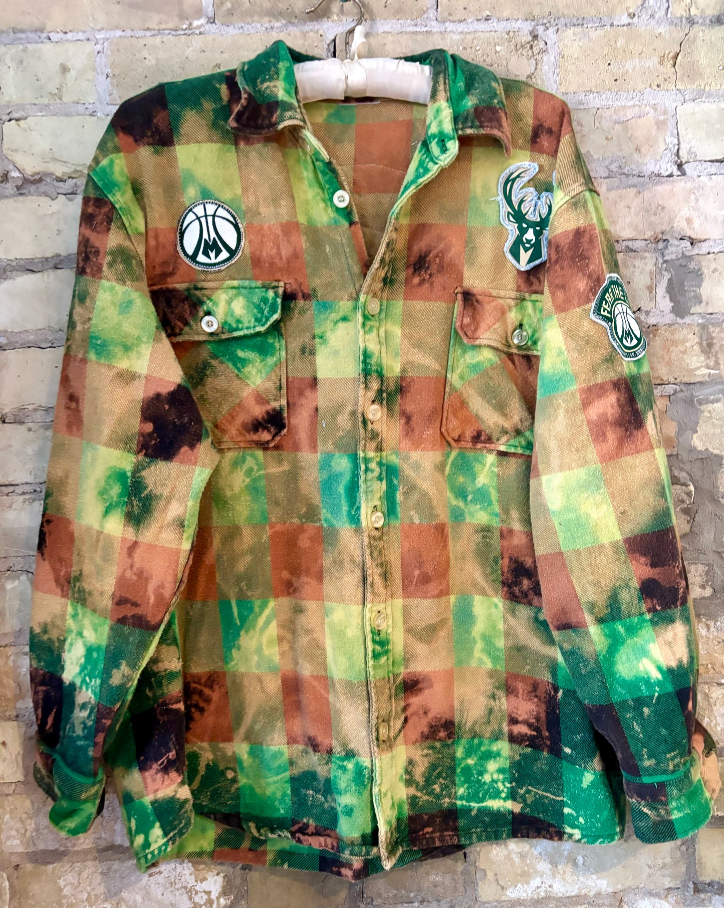 Reworked Game Day Flannel Shirt