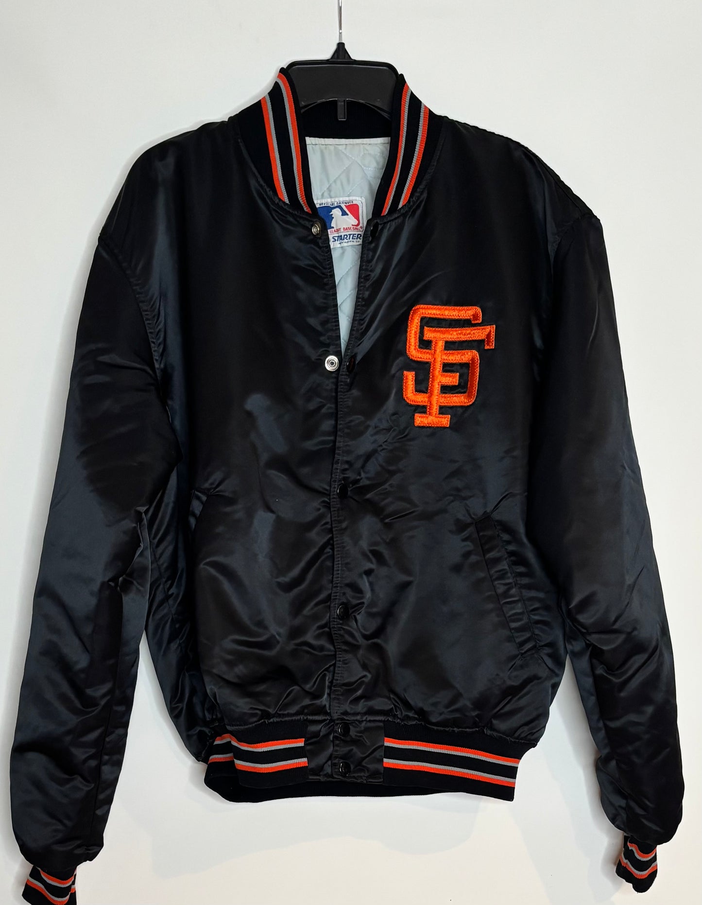 Vintage 80’s 90’s San Francisco Giants satin bomber Varsity STARTER jacket
