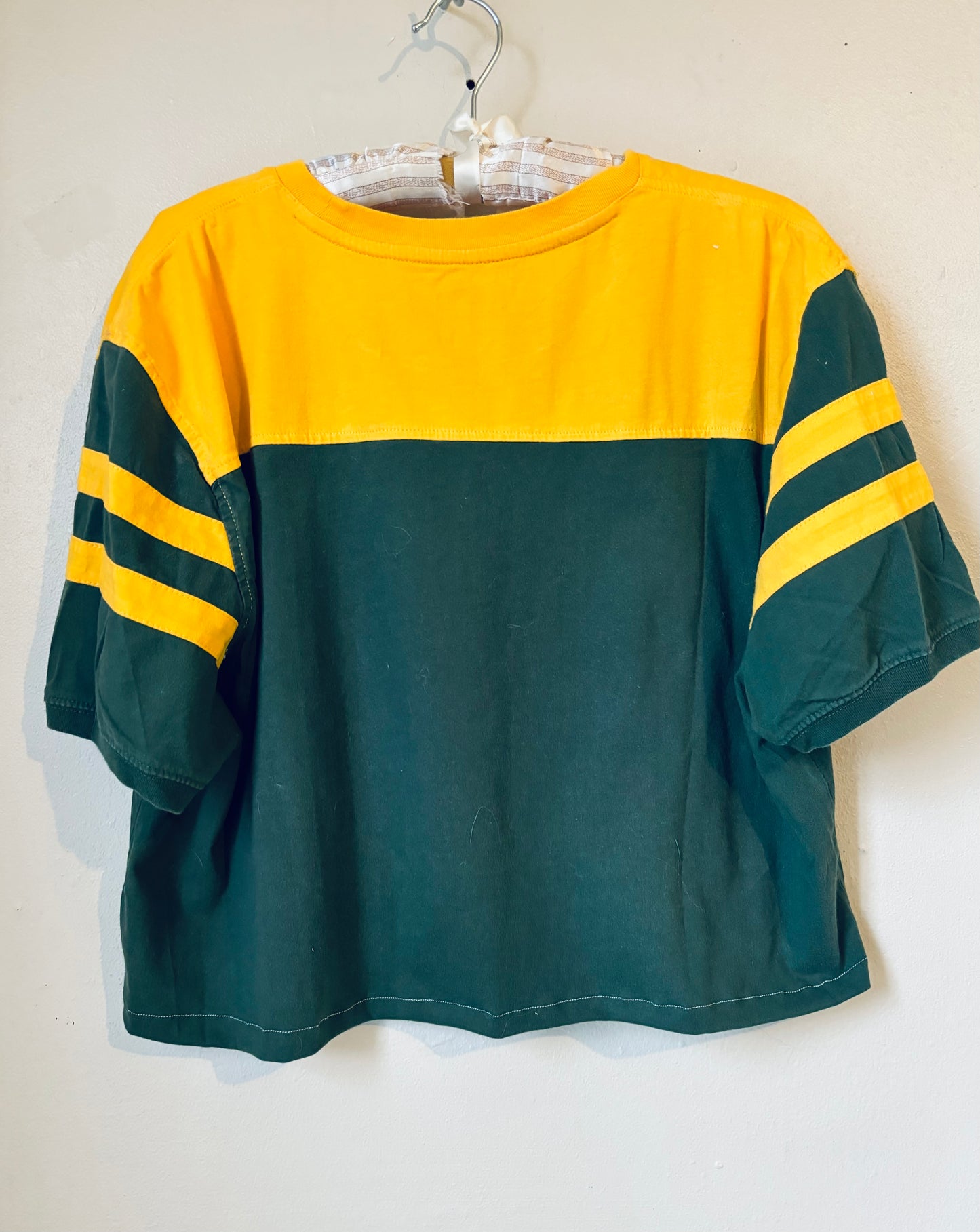 Reworked Packers Retro cropped Graphic Tee