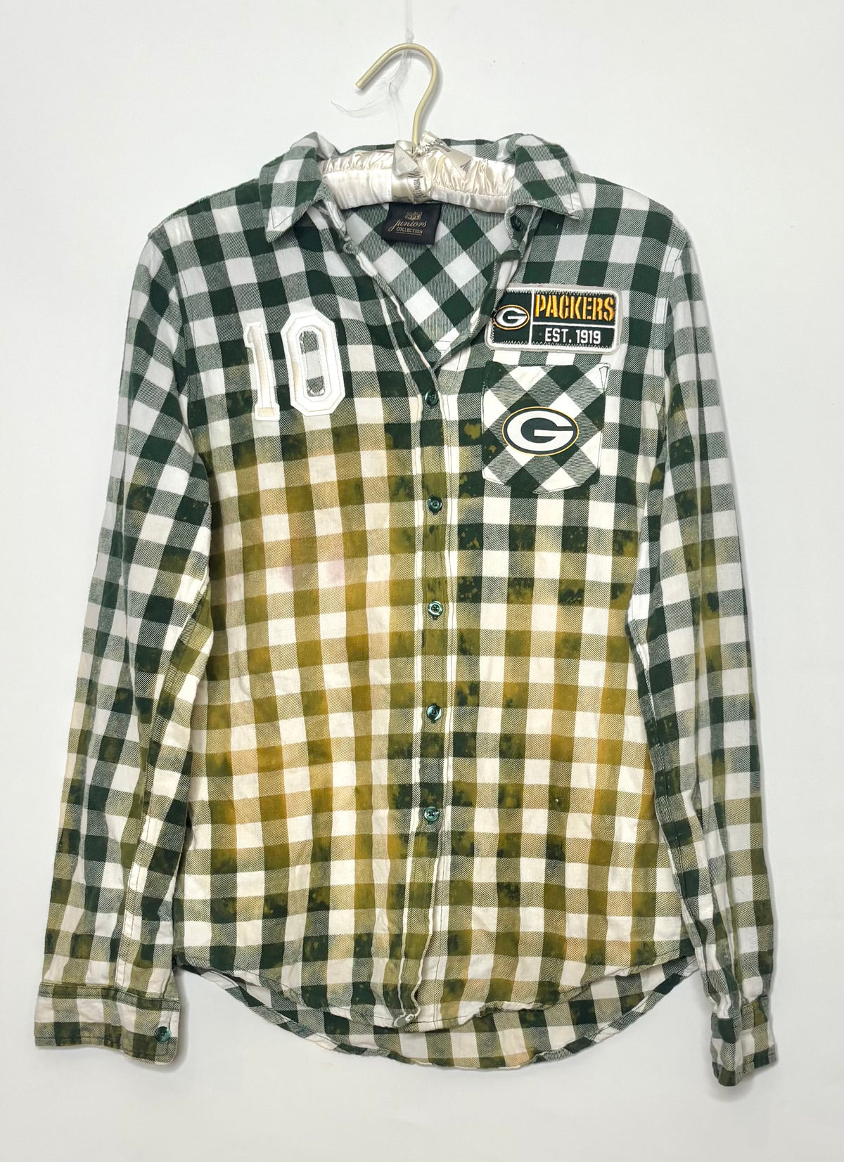 Distressed Game Day Flannel Shirt
