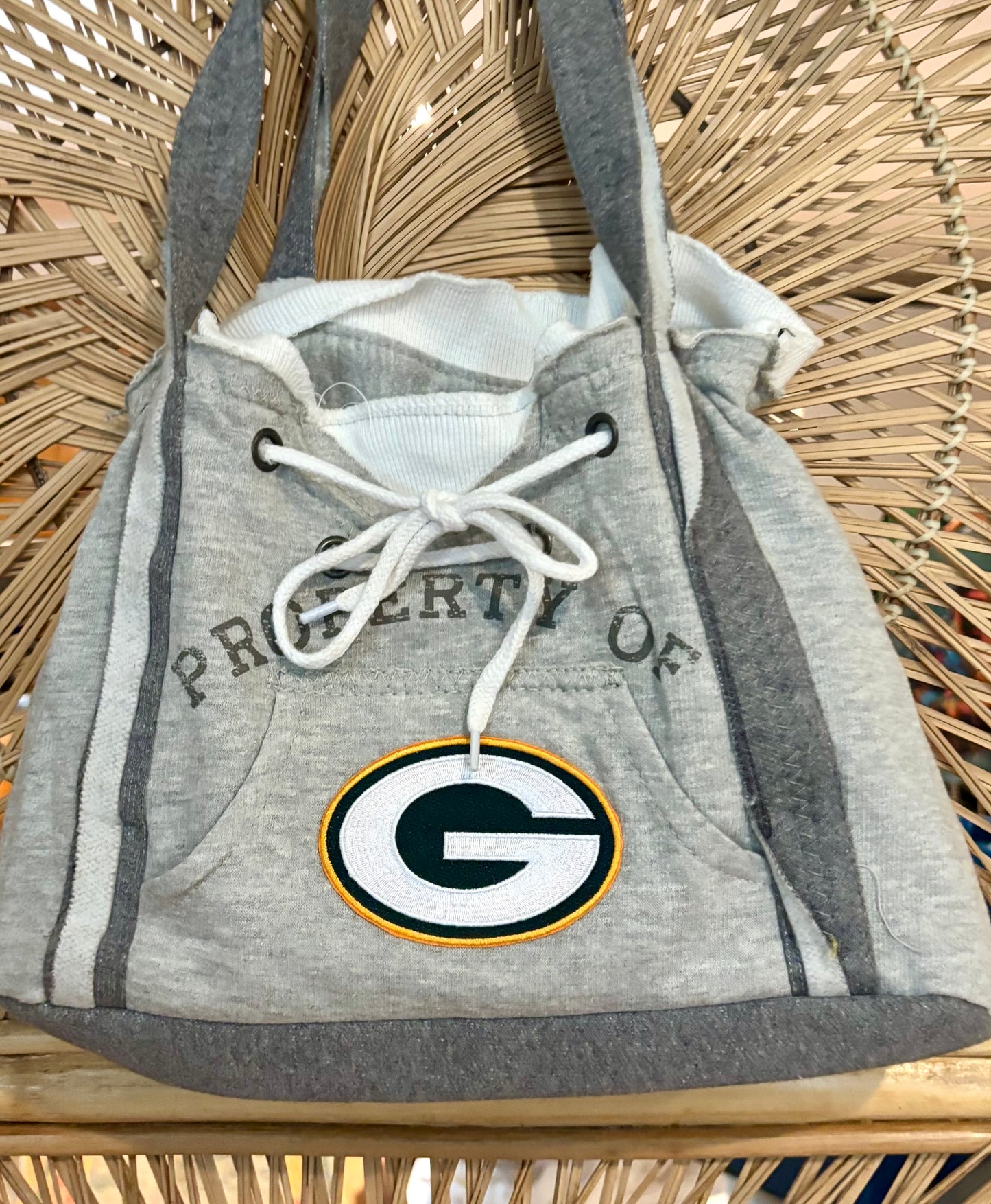 Y2K GreenBay Packers Hoodie Purse Shoulder Bag
