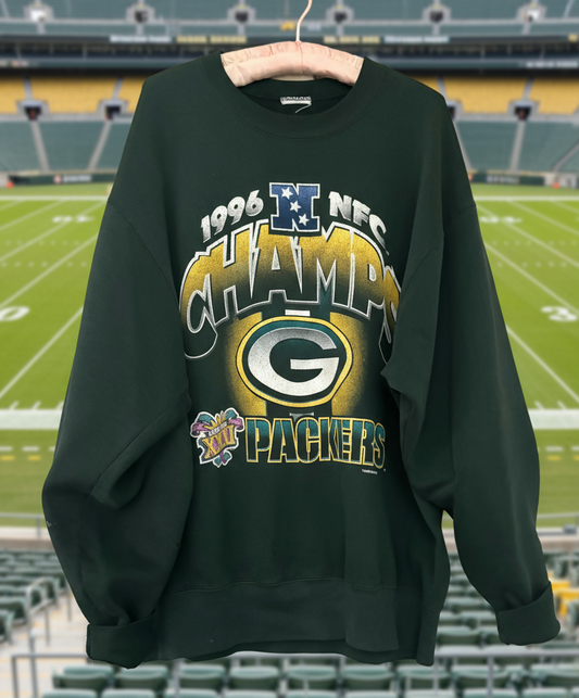 Vintage Green Bay Packers 1996 NFC CHAMPS Crewneck