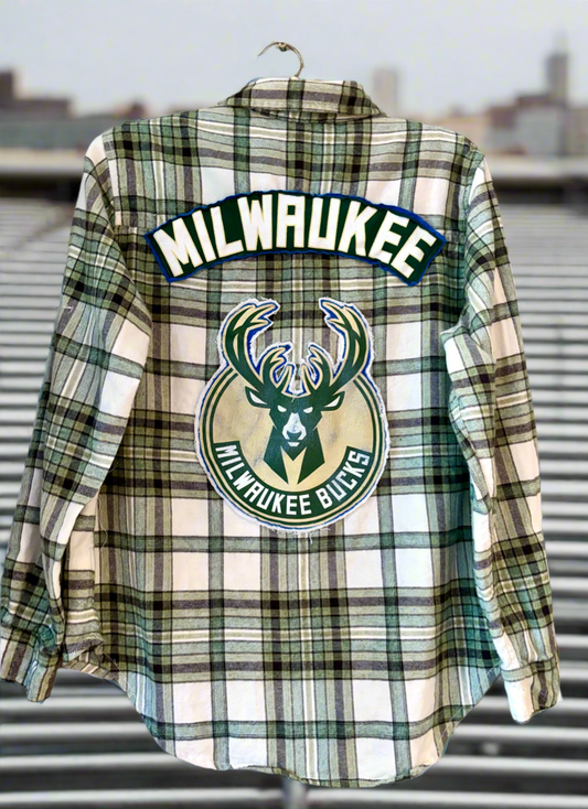 Reworked Game Day Flannel Shirt