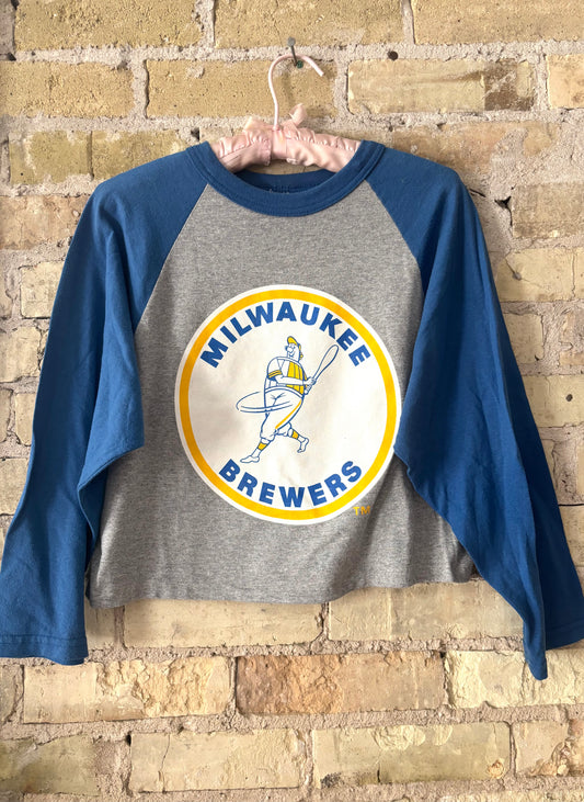 Retro Brewers 2 Tone Baseball Tee