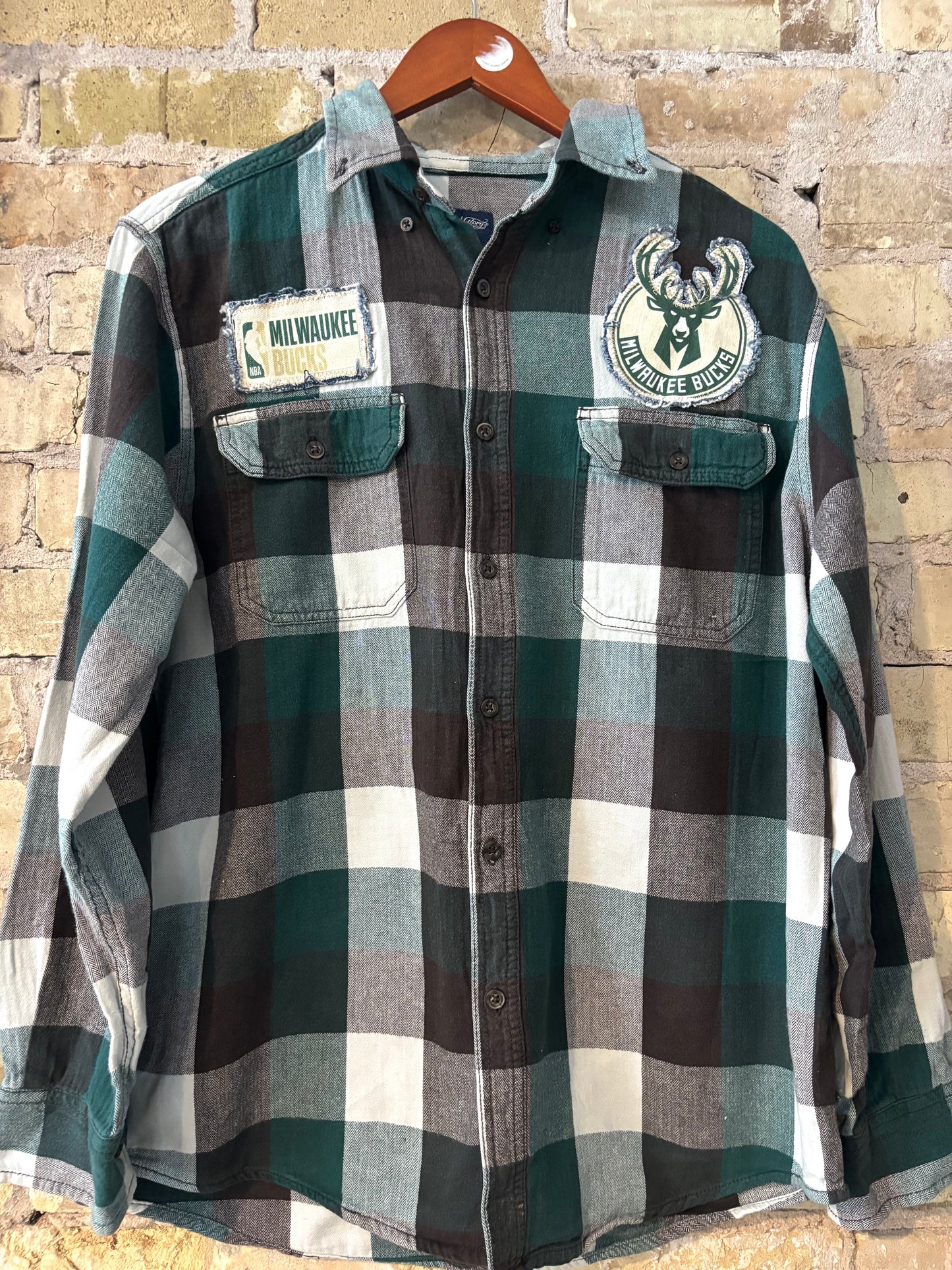 Plaid Distressed Game Day Flannel