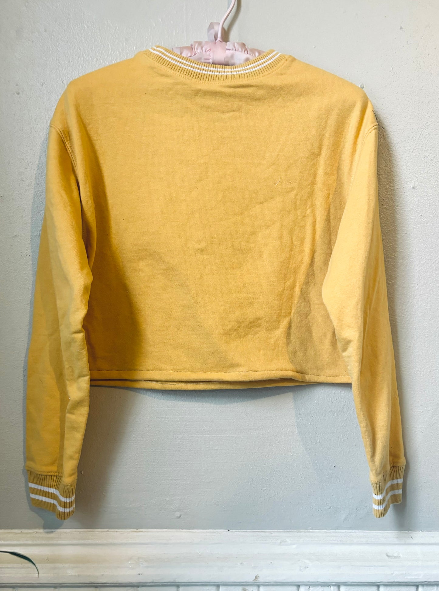 Reworked Retro Cropped Breakfast Club Crewneck Sweatshirt