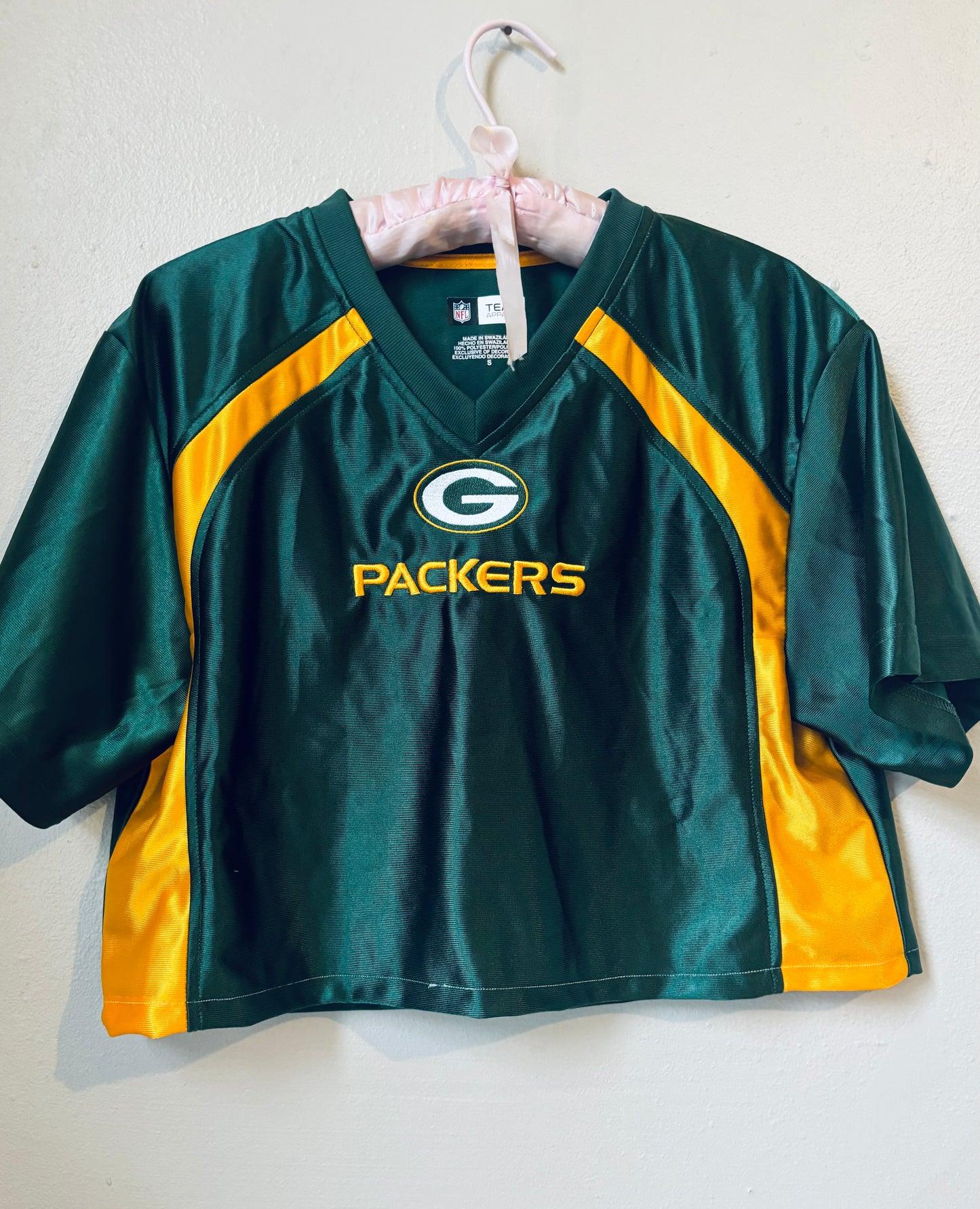 Reworked Y2k Packers VNeck Jersey tee