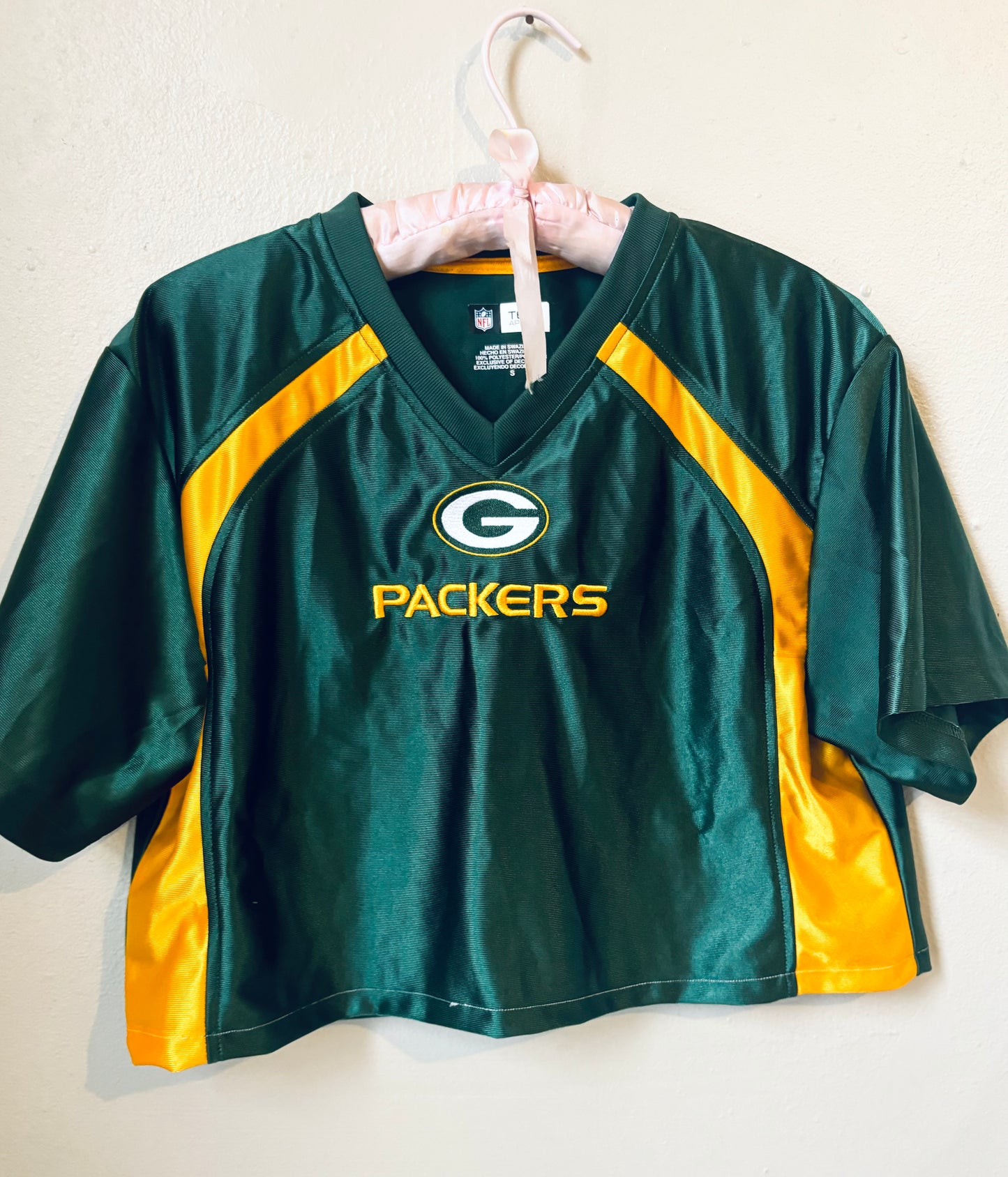 Reworked Y2k Packers VNeck Jersey tee