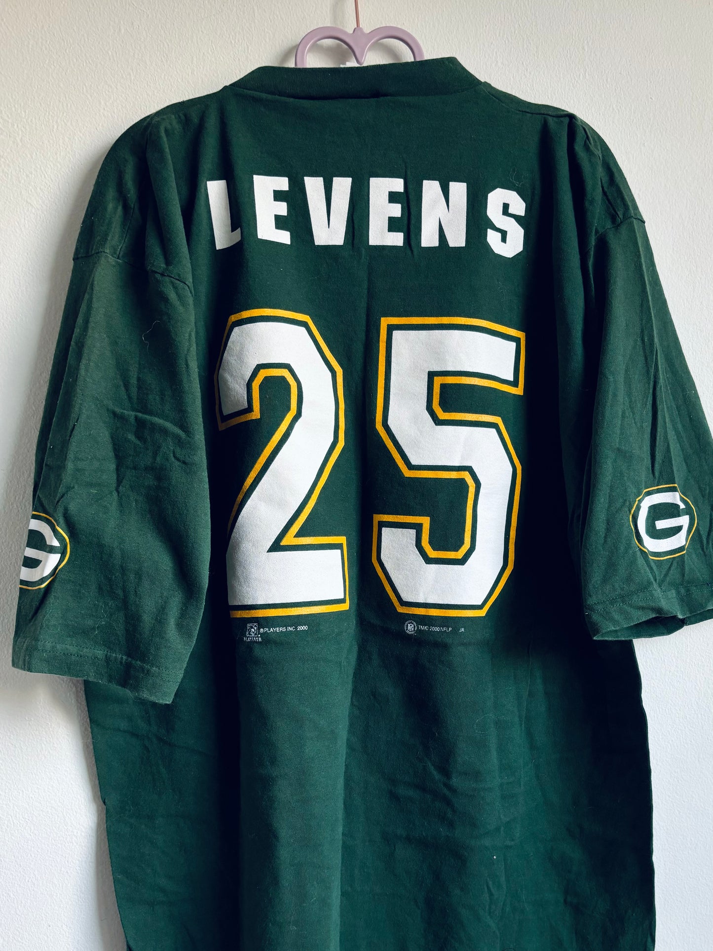 Vintage Y2K Green Bay Packers Player Jersey Tee