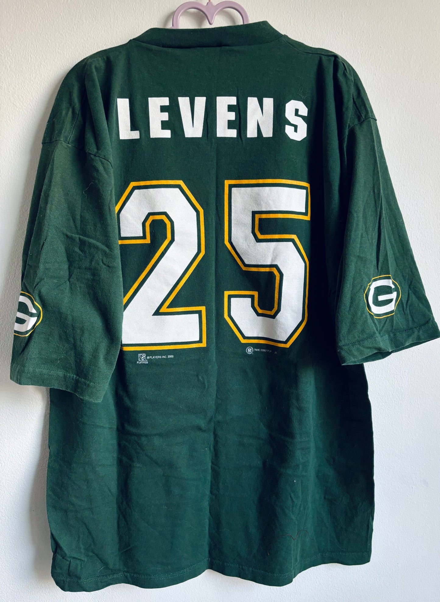 Vintage Y2K Green Bay Packers Player Jersey Tee