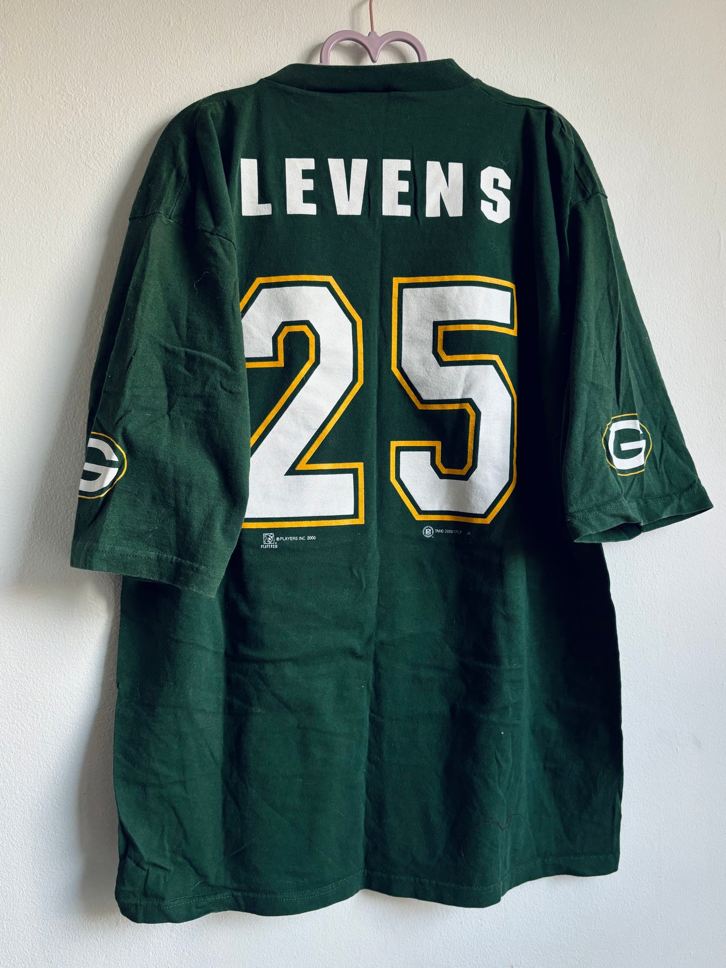 Vintage Y2K Green Bay Packers Player Jersey Tee